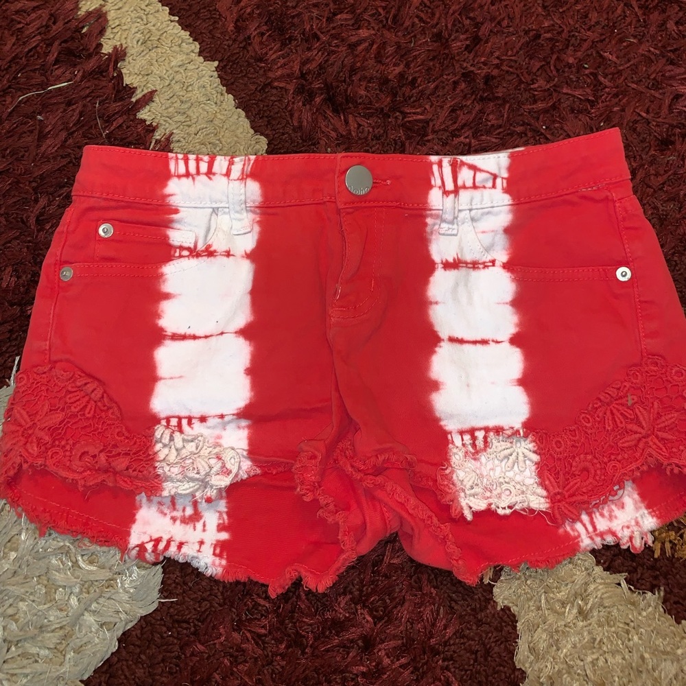 Tie dye shorts
